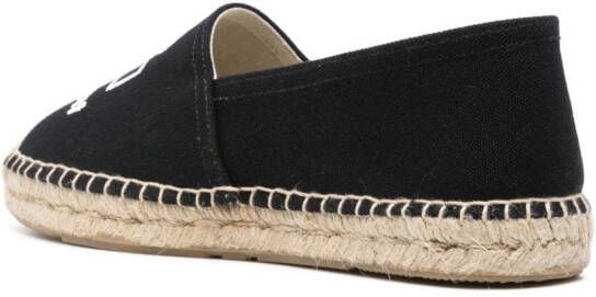 ISABEL MARANT Canae espadrilles met logo Zwart