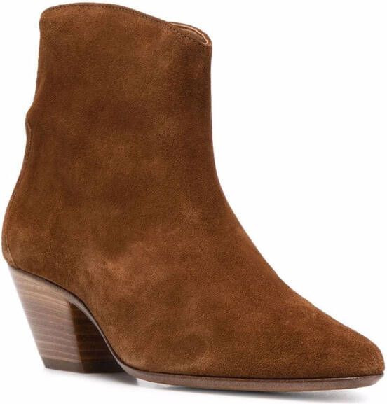ISABEL MARANT Dacken enkellaarzen Bruin