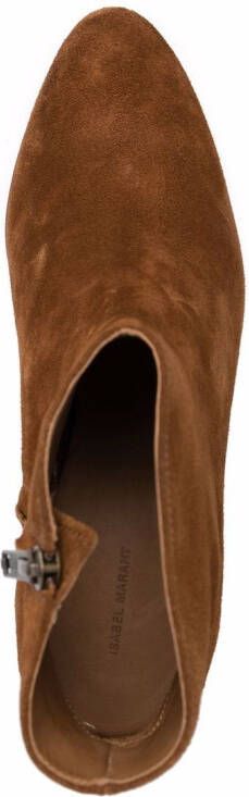 ISABEL MARANT Dacken enkellaarzen Bruin