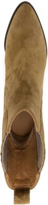 ISABEL MARANT 80 mm Reliane laarzen Bruin