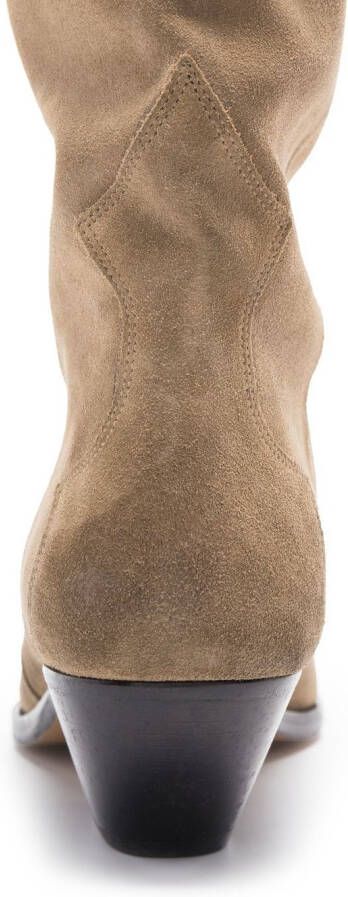 ISABEL MARANT Denvee knielaarzen Beige