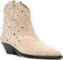 ISABEL MARANT Dewina 40mm suede ankle boot Beige - Thumbnail 2