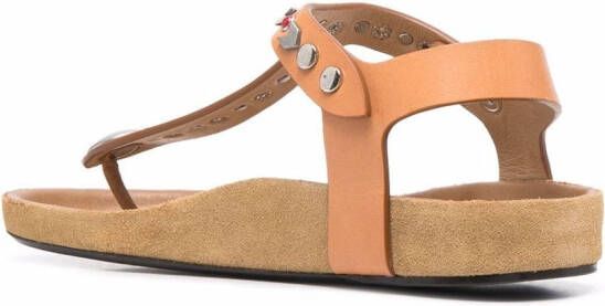 ISABEL MARANT Enavy verfraaide sandalen Beige