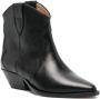 ISABEL MARANT Dewina enkellaarzen Zwart - Thumbnail 2