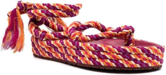 ISABEL MARANT Erol sandalen met kwastjes Oranje