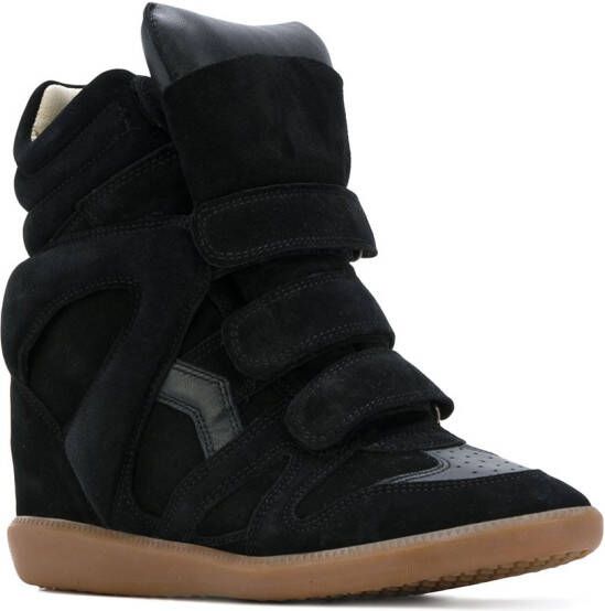 ISABEL MARANT Étoile Beckett high-top sneakers Zwart