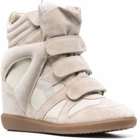 ISABEL MARANT Bekett high-top sneakers Beige