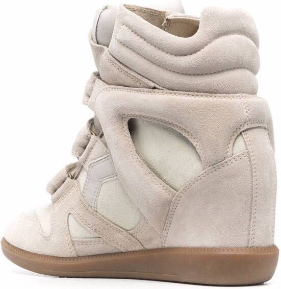 ISABEL MARANT Bekett high-top sneakers Beige