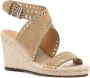 ISABEL MARANT Iriane 85 mm espadrilles met sleehak Beige - Thumbnail 2