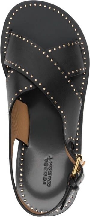 ISABEL MARANT Jane sandalen met studs Zwart