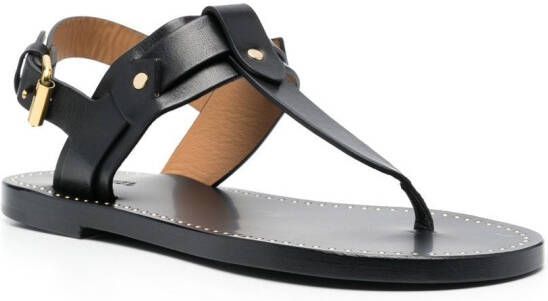 ISABEL MARANT Jewel Tong sandalen Zwart