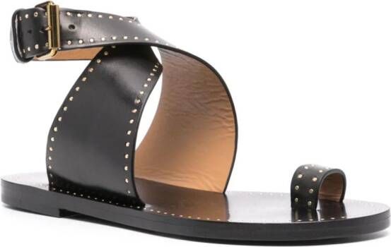 ISABEL MARANT Jools sandalen met studs Zwart