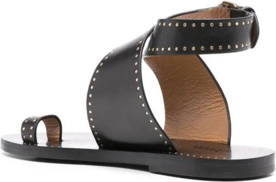 ISABEL MARANT Jools sandalen met studs Zwart