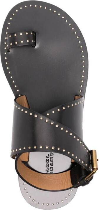 ISABEL MARANT Jools sandalen met studs Zwart