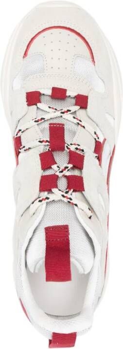 ISABEL MARANT Kindsay leren sneakers Beige