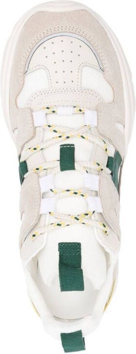 ISABEL MARANT Kindsay sneakers met vlakken Beige