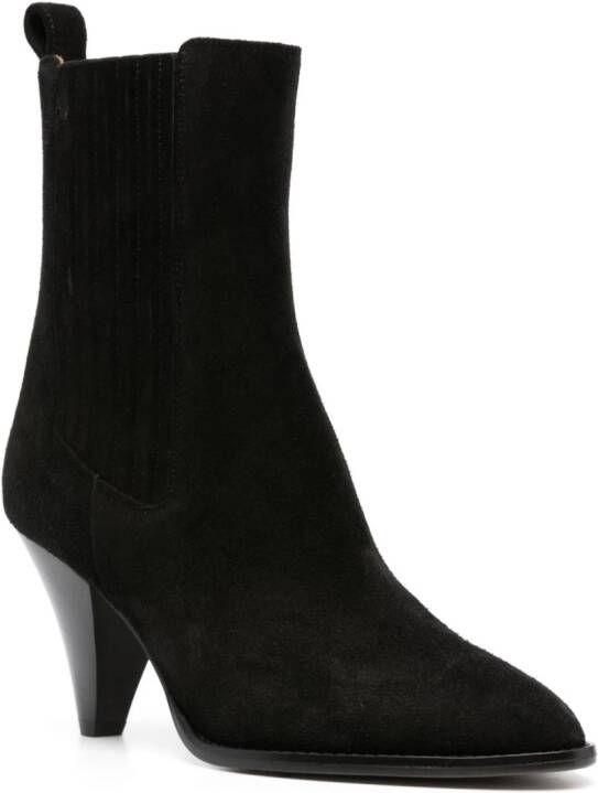 ISABEL MARANT 80 mm Reliane laarzen Zwart