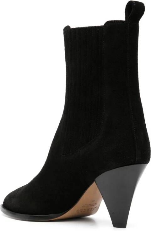ISABEL MARANT 80 mm Reliane laarzen Zwart