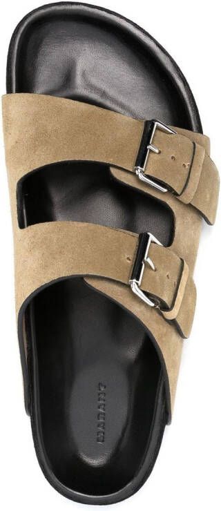 MARANT Lekson sandalen met dubbele bandjes Beige