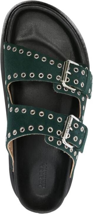 ISABEL MARANT Lennyo sandalen met ringlets Zwart