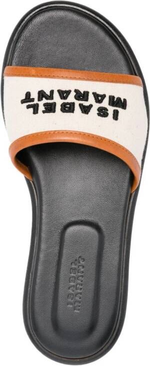 ISABEL MARANT Vikee sandalen Beige