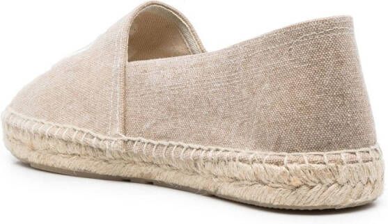 ISABEL MARANT Espadrilles met logoprint Beige