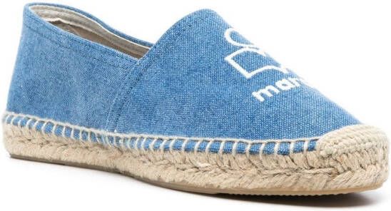 ISABEL MARANT Espadrilles met logoprint Blauw