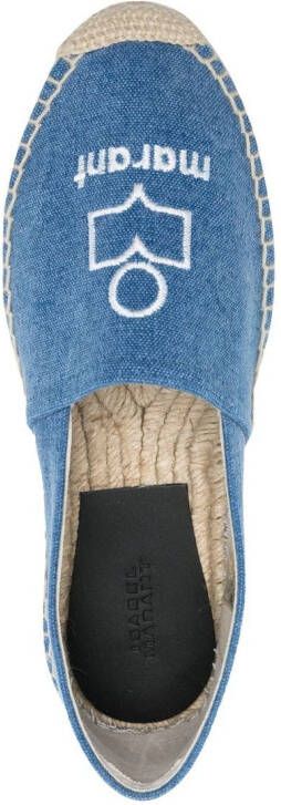 ISABEL MARANT Espadrilles met logoprint Blauw