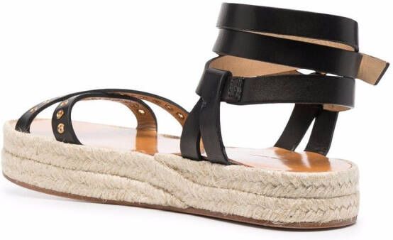 ISABEL MARANT Melyz Espadrille sandalen Zwart - Foto 2