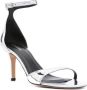 ISABEL MARANT Ailisa leren sandalen Zilver - Thumbnail 2