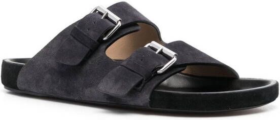 MARANT Lekson leren sandalen Zwart