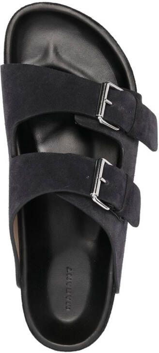 MARANT Lekson leren sandalen Zwart