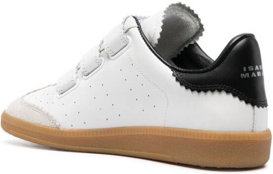 ISABEL MARANT Beth sneakers met klittenband Wit