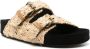 ISABEL MARANT Sandalen met raffia hak Beige - Thumbnail 2