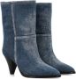 ISABEL MARANT Rouxa 75 denim laarzen Blauw - Thumbnail 2