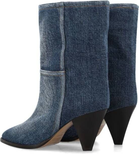 ISABEL MARANT Rouxa 75 denim laarzen Blauw