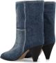 ISABEL MARANT Rouxa 75 denim laarzen Blauw - Thumbnail 4