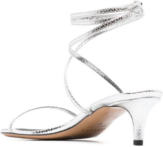 ISABEL MARANT 60 mm Aridee sandalen Zilver