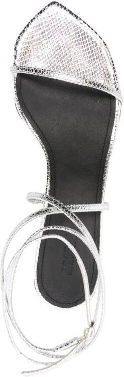 ISABEL MARANT 60 mm Aridee sandalen Zilver