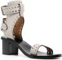 ISABEL MARANT 50 mm Jaeryn sandalen met studs Zwart - Thumbnail 2
