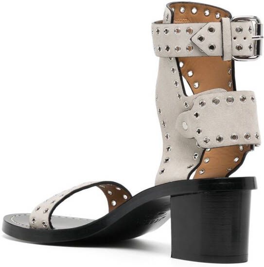 ISABEL MARANT 50 mm Jaeryn sandalen met studs Zwart
