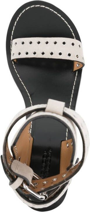 ISABEL MARANT 50 mm Jaeryn sandalen met studs Zwart