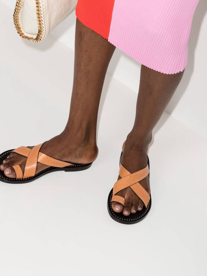 ISABEL MARANT Jinsay sandalen Bruin
