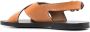 ISABEL MARANT Slingback sandalen met gekruiste bandjes Bruin - Thumbnail 3