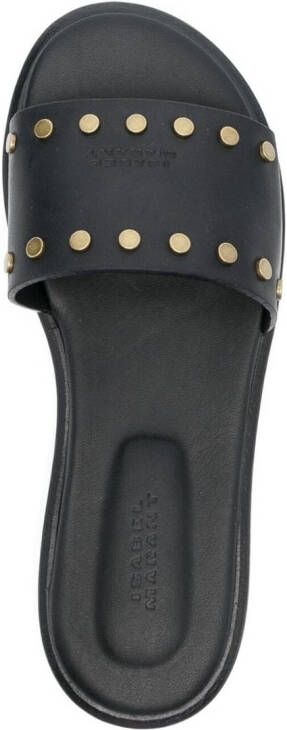 ISABEL MARANT Slippers verfraaid met studs Zwart