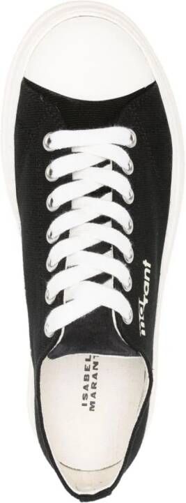 ISABEL MARANT Sneakers met logoprint Zwart
