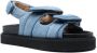 ISABEL MARANT Slingback sandalen met klittenband Blauw - Thumbnail 2