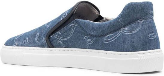 Jacob Cohën Sneakers met geborduurd logo Blauw