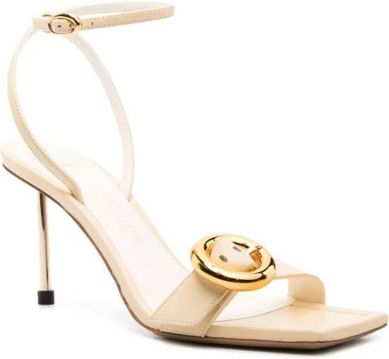 Jacquemus 100 mm Les Sandales Regalo sandalen Beige