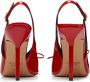 Jacquemus Abra 100 mm slingback sandalen Rood - Thumbnail 3